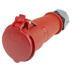 MENNEKES, AM-TOP IP44 Red Cable Mount 3P + N + E Industrial Power Socket, Rated At 32A, 400 V