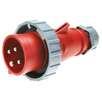 MENNEKES, AM-TOP IP67 Red Cable Mount 4P Industrial Power Plug, Rated At 16A, 400 V