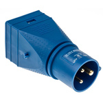 Legrand IP40 Purple 1 x 2P + E, 1 x 2P + E Industrial Power Connector Adapter Plug, Socket, Rated At 16A, 230 V