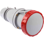 Scame IP66, IP67 Red Cable Mount 3P + E Industrial Power Socket, Rated At 64A, 415 V