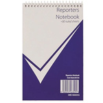 RS PRO 125 x 200 mm Headbound Notepad, 160 Ruled Sheets