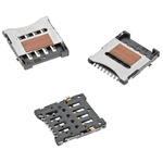 Wurth Elektronik 8 Way Micro Memory Card Connector With Solder Termination