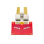 Molex, EDGELOCK Right Angle FemalePCBEdge Connector, Straddle Mount Mount, 2 Way, 1 Row, 2mm Pitch, 3A