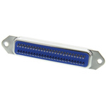 ASSMANN WSW Female 50 Pin Straight Through Hole SCSI Connector 2.16mm Pitch, Solder