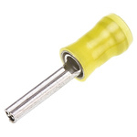 TE Connectivity, PIDG Insulated, Tin Crimp Pin Connector, 4mm² to 6mm², 12AWG to 10AWG, 2.8mm Pin Diameter, Yellow