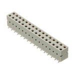 Amphenol FCI Female PCBEdge Connector, SMT Mount, 32 Way, 2 Row, 2.54mm Pitch, 2 (Load) A, 3 A