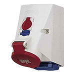 MENNEKES IP44 Wall Mount 5P Right Angle Socket, Rated At 16A, 415 V