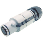 ITT Cannon, Veam Snaplock IP65 Grey Cable Mount 1P Mains Connector Plug, Rated At 250A, 1.0 kV
