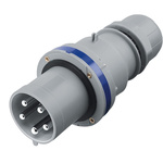 Scame IP44 Blue Cable Mount 2P + E Industrial Power Plug, Rated At 64A, 230 V