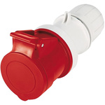 Scame IP44 Red Cable Mount 3P + N + E Industrial Power Socket, Rated At 64A, 415 V