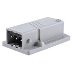 Hirschmann, ST IP54 Grey Panel Mount 3P Industrial Power Socket, Rated At 16A, 250 V, 400 V