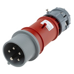 MENNEKES, PowerTOP IP44 Red Cable Mount 3P + N + E Industrial Power Plug, Rated At 16A, 400 V