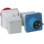 Jo-El Electrical Blue Industrial Power Connector Adapter, 230 V