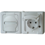Kopp White Socket, Rated At 16A, 250 V