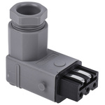 Hirschmann, ST Cable Mount Right Angle Industrial Power Plug, Socket, Rated At 16A, 250 V, 400 V
