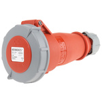 MENNEKES, AM-TOP IP67 Red Cable Mount 3P + N + E Industrial Power Socket, Rated At 16A, 400 V