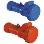 Schneider Electric, PratiKa IP67 Blue Cable Mount 2P + E Industrial Power Socket, Rated At 16A, 230 V