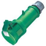 MENNEKES, StarTOP IP44 Green Cable Mount 3P + E Industrial Power Plug, Rated At 16A, 50 → 500 V
