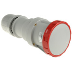 Scame IP66, IP67 Red Cable Mount 3P + E Industrial Power Socket, Rated At 125A, 415 V