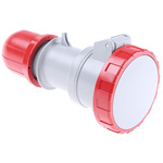 Scame IP66, IP67 Red Cable Mount 3P + N + E Industrial Power Socket, Rated At 16A, 415 V