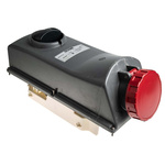 Scame IP67 Red Panel Mount 3P + N + E Right Angle Industrial Power Socket, Rated At 64A, 415 V