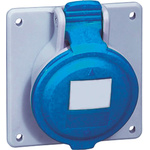 Legrand, P17 Tempra Pro IP44 Blue Panel Mount 2P + E Industrial Power Socket, Rated At 16A, 230 V