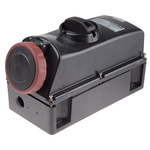 Scame IP66 Red Surface Mount 3P + N + E Power Connector Socket ATEX, IECEx, Rated At 16A, 346 → 415 V