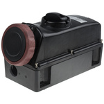 Scame IP66 Red Surface Mount 3P + N + E Power Connector Socket ATEX, IECEx, Rated At 32A, 346 → 415 V