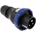 Scame IP66 Blue Cable Mount 2P + E Power Connector Plug ATEX, IECEx, Rated At 16A, 200 → 250 V