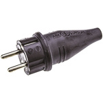 ABL Sursum French / German Mains Plug, 16A, Cable Mount, 250 V ac