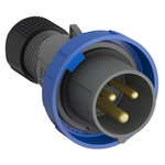 ABB, Easy & Safe IP67 Blue Cable Mount 2P + E Industrial Power Plug, Rated At 32A, 230 V