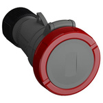 Amphenol Industrial, Easy & Safe IP67 Red Cable Mount 3P + N + E Industrial Power Socket, Rated At 16A, 415 V