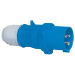 Bals IP44 Blue Cable Mount 2P + E Industrial Power Plug, Rated At 32A, 230 V