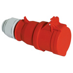Bals IP44 Red Cable Mount 3P + E Industrial Power Socket, Rated At 32A, 415 V