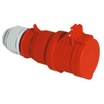 Bals IP44 Red Cable Mount 3P + N + E Industrial Power Socket, Rated At 32A, 415 V