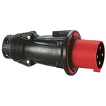 Legrand, HYPRA IP44 Red Cable Mount 3P + E Industrial Power Plug, Rated At 16A, 415 V