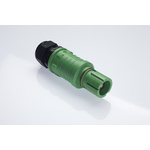 Radiall, SPPC-HK IP2X, IP67 Brown Cable Mount 1P Industrial Power Plug, Rated At 400A, 1.25 kV,With Phase Inverter