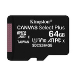 Kingston 64 GB MicroSD Card Class 10, UHS-I