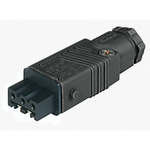 Hirschmann, ST IP54 Black Cable Mount 3P + E Industrial Power Socket, Rated At 10A, 230 V, 400 V