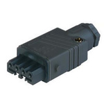 Hirschmann, ST IP54 Black Cable Mount 4P + E Industrial Power Socket, Rated At 10A, 230 V, 400 V