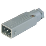 Hirschmann, ST IP54 Grey Cable Mount 3P + E Industrial Power Plug, Rated At 10A, 230 V, 400 V