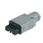 Hirschmann, ST IP54 Grey Cable Mount 4P + E Industrial Power Socket, Rated At 10A, 230 V, 400 V
