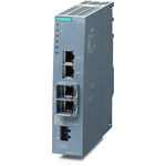 Siemens Access controller, 2 RJ45 port, 24V dc, 10 Mbit/s, 100 Mbit/s Transmission Speed, DIN Rail, Wall Mount