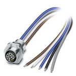 Phoenix Contact, 1425 IP67 Rear Mount 5P Power Connector Socket, Rated At 16A, 63 V