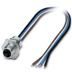 Phoenix Contact, 1425 IP67 Rear Mount 4P Power Connector Plug, Rated At 16A, 63 V