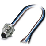 Phoenix Contact, 1425 IP67 Rear Mount 4P Power Connector Socket, Rated At 16A, 63 V