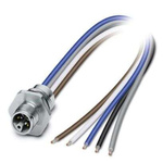 Phoenix Contact, 1425 IP67 Rear Mount 5P Power Connector Plug, Rated At 12A, 63 V