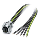 Phoenix Contact, 1425 IP67 Rear Mount 5P Power Connector Socket, Rated At 12A, 630 V