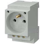 Siemens, SENTRON IP20 Grey Latching 1P Socket Socket, Rated At 16A