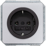 Siemens, DELTA IP20 Silver Screw Socket Socket, Rated At 16A, 250 V